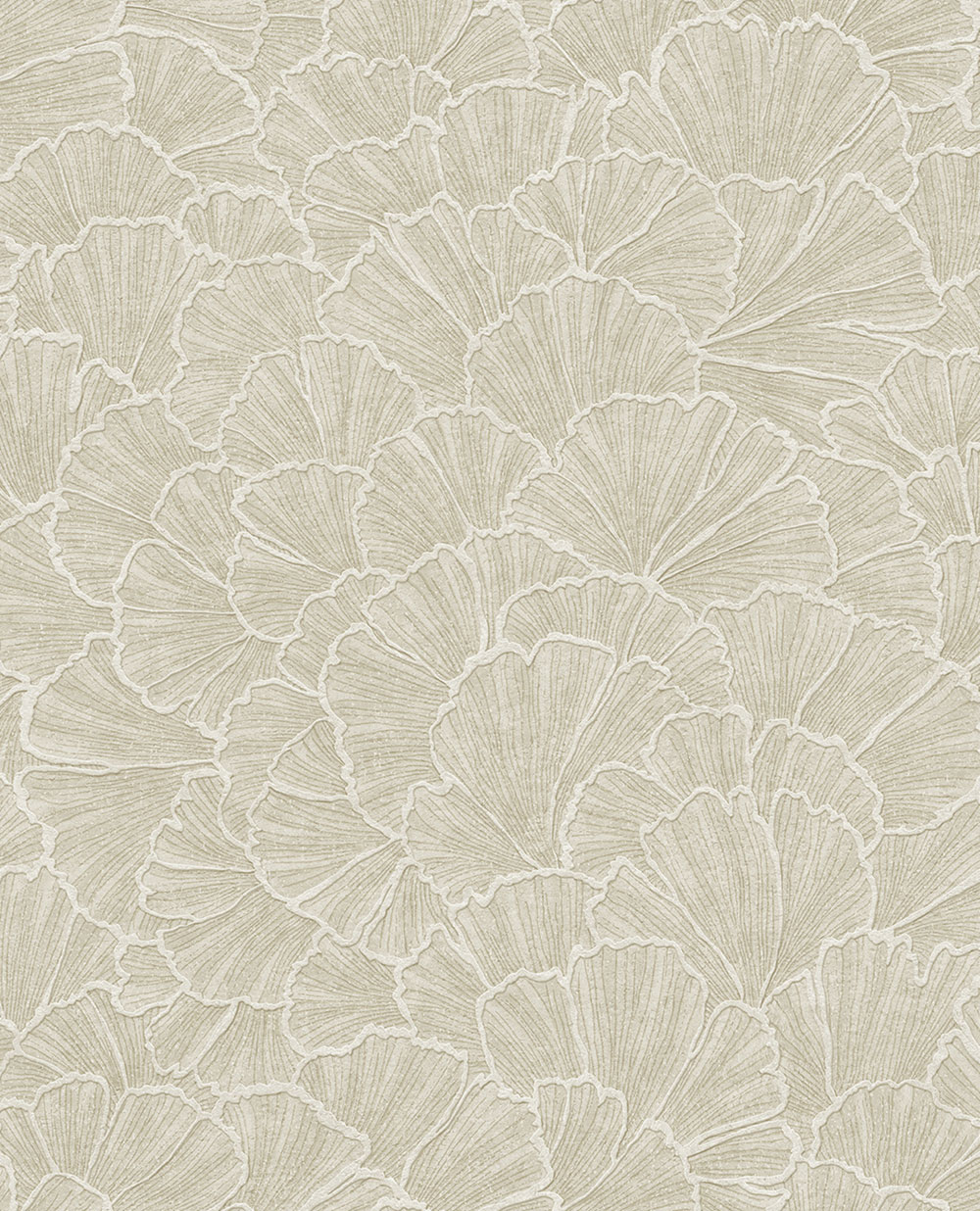Tapéta, szürke-bézs, ginkgo levelek, 350521, Riviera Maison, Eijffinger