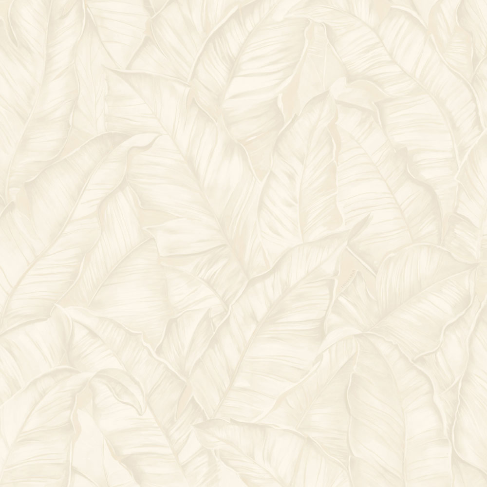 Luxus tapéta, fehér-krém, levelek, Z30308, Casa 8, Trussardi