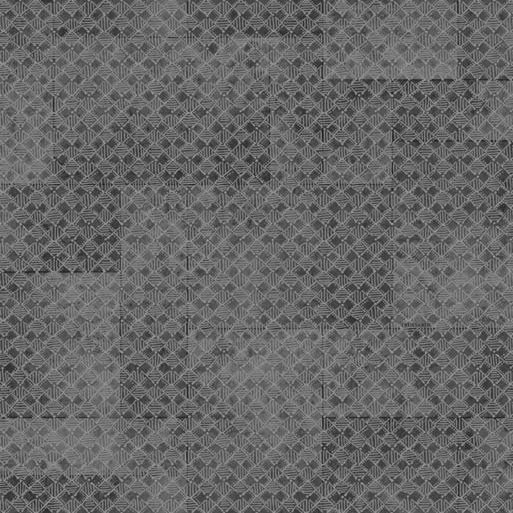 Luxus geometrikus tapéta, fekete, Z30341, Casa 8, Trussardi