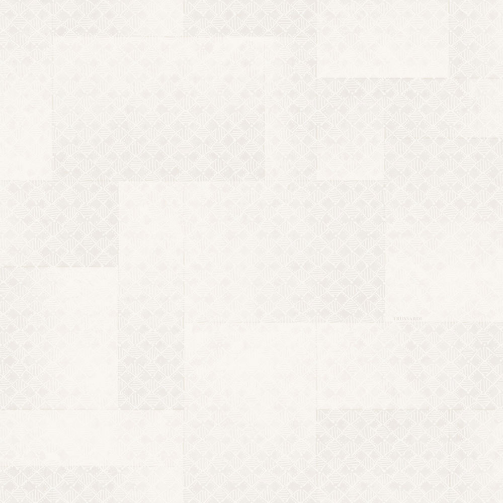 Luxus geometrikus tapéta, krém, Z30345, Casa 8, Trussardi