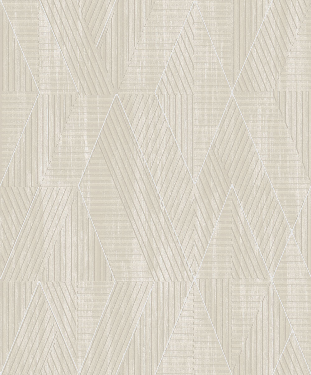 Tapéta, szürke-bézs, geometrikus, PRI302, The Texture Book, Masureel