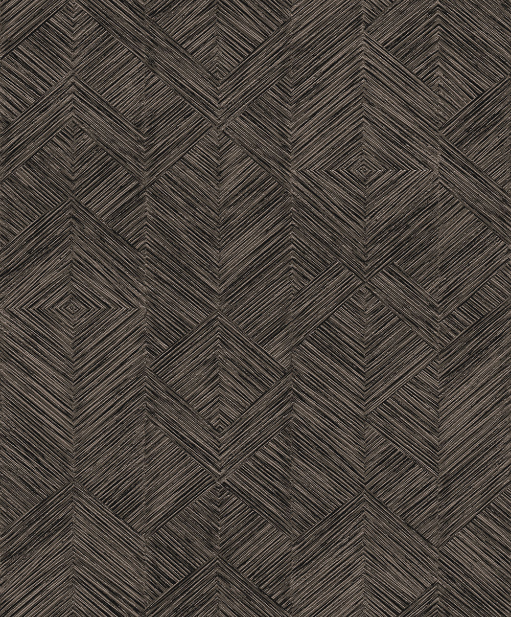 Tapéta, barna-fekete, grafikus, TRI102, The Texture Book, Masureel