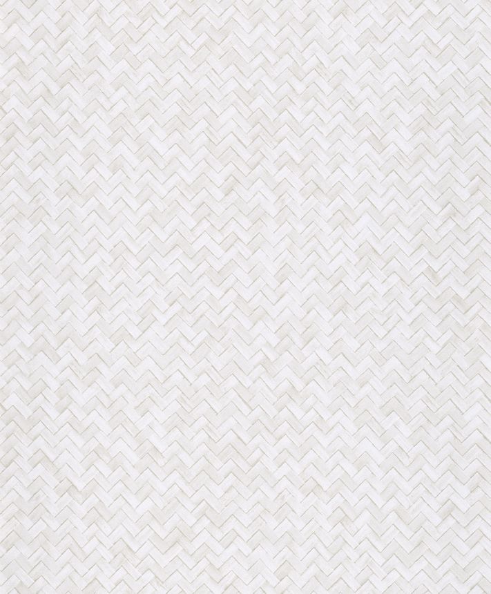 Tapéta, fehér-krém, szőnyeg hatású, WIL303, The Texture Book, Masureel