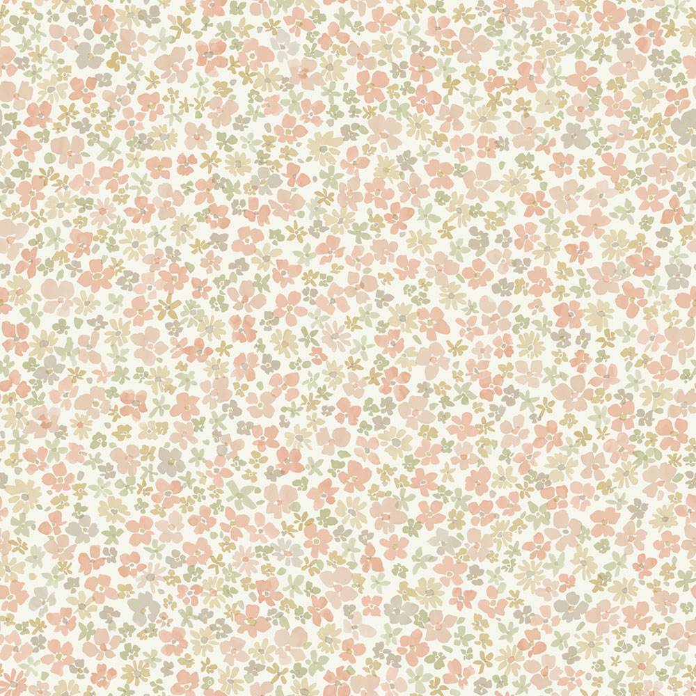 Tapéta, rózsaszín, virágok, LD3018, Little Dreamers, Grandeco