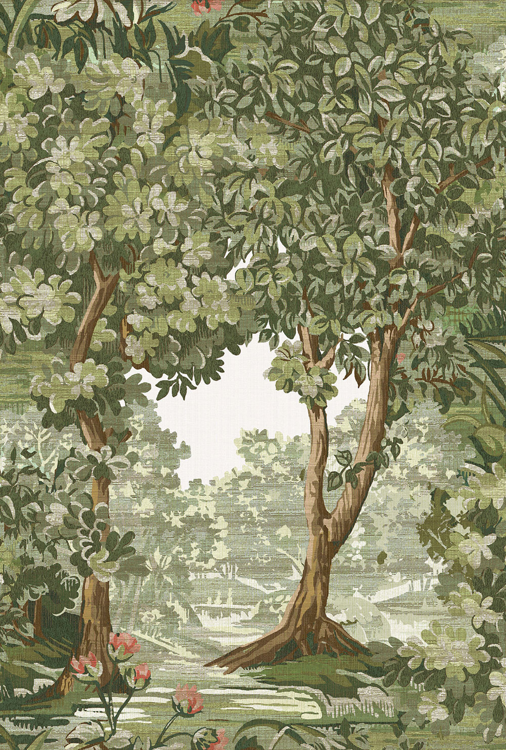 Tapéta, zöld, fák, 127900, Arboretum, Graham Brown Premium