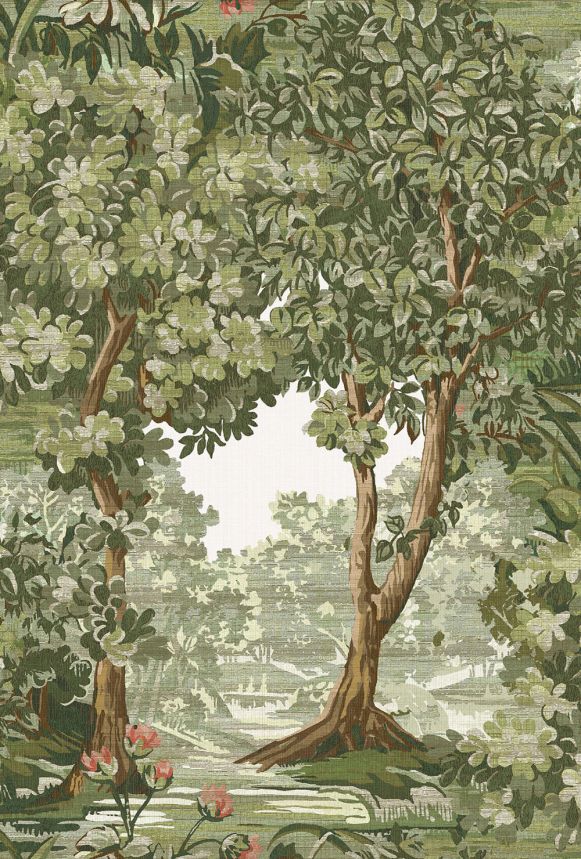 Tapéta, zöld, fák, 127900, Arboretum, Graham Brown Premium