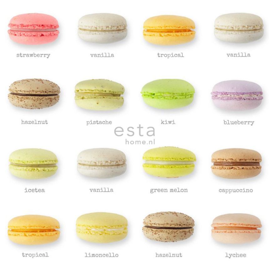 Vlies tapéta 158103, 46,5 x 837 cm, Macaroons, FAB, Esta