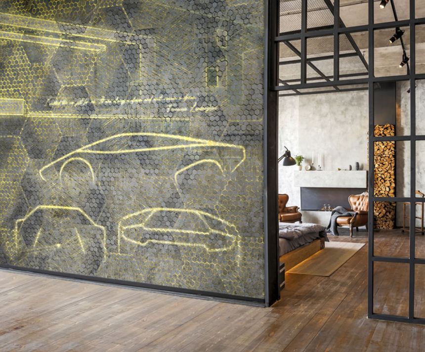 Luxus grafikus fototapéta Z90057, 330 x 300 cm, Automobili Lamborghini 2, Zambaiti Parati