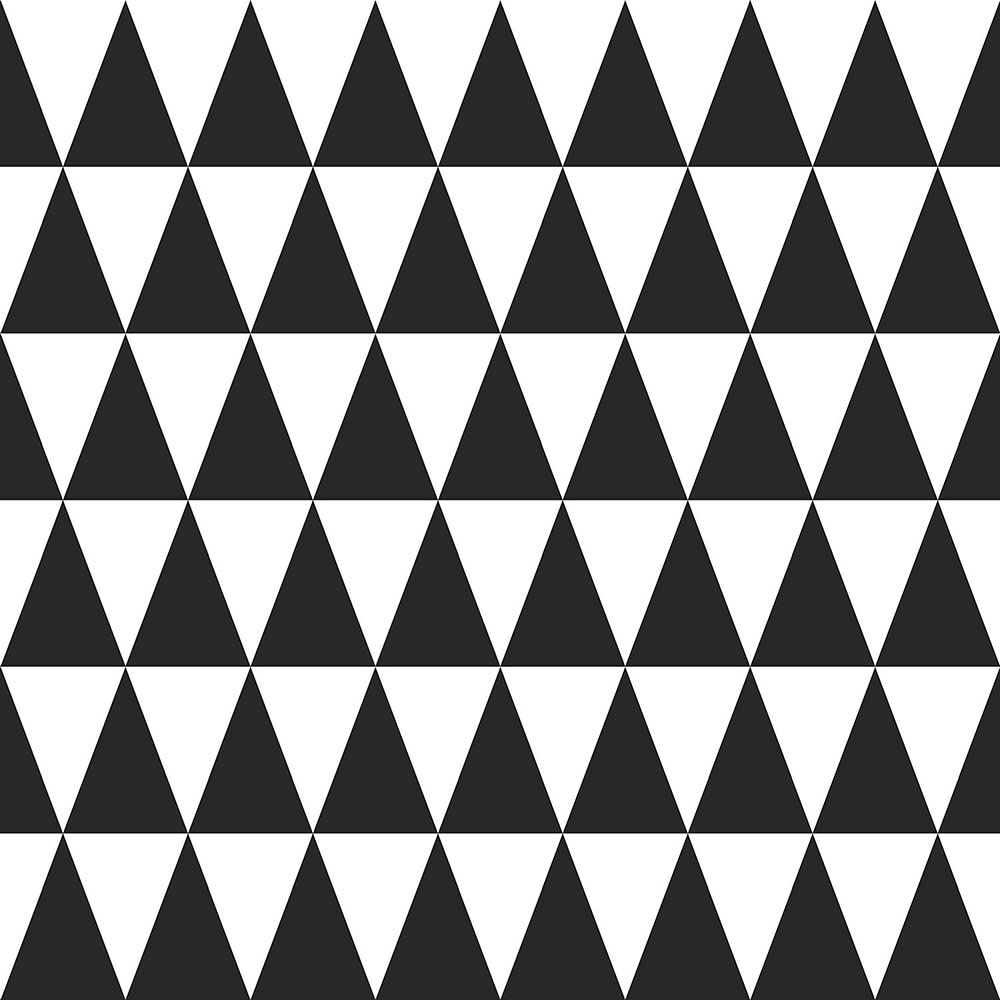 Vlies tapéta fekete-fehér háromszögekkel 128845, Little Bandits, Black & White, Esta
