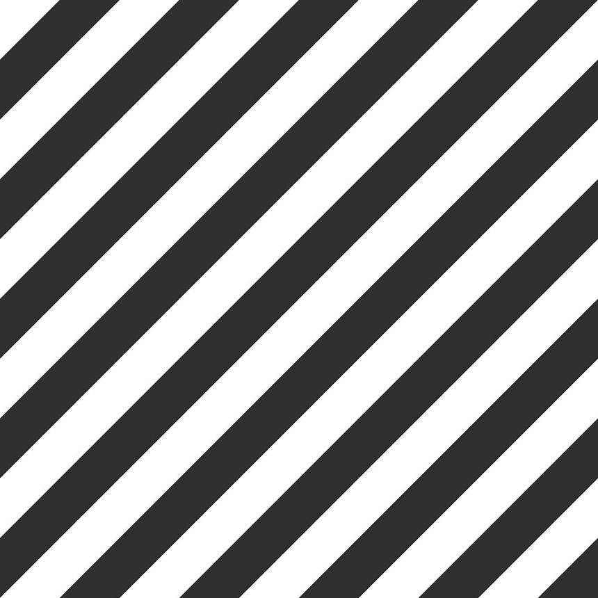 Vlies fali tapéta, ferde fekete-fehér csíkok 139112, Black & White, Esta