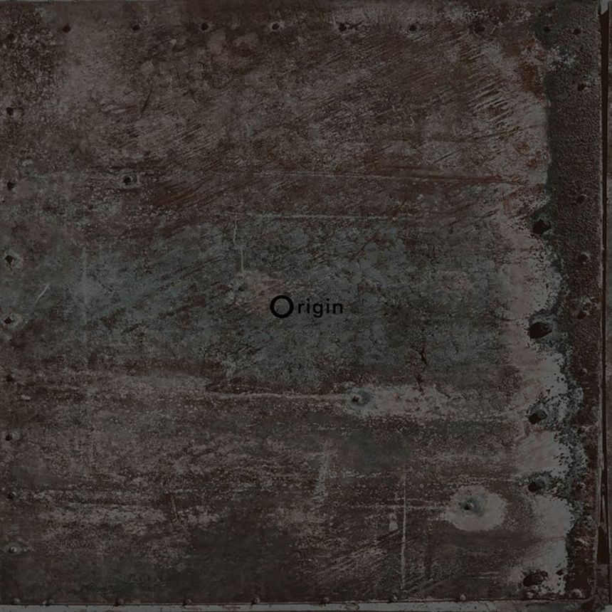 Vlies fali tapéta, szegecselt fémlemezek utánzatay 337227, Matières - Metal, Origin