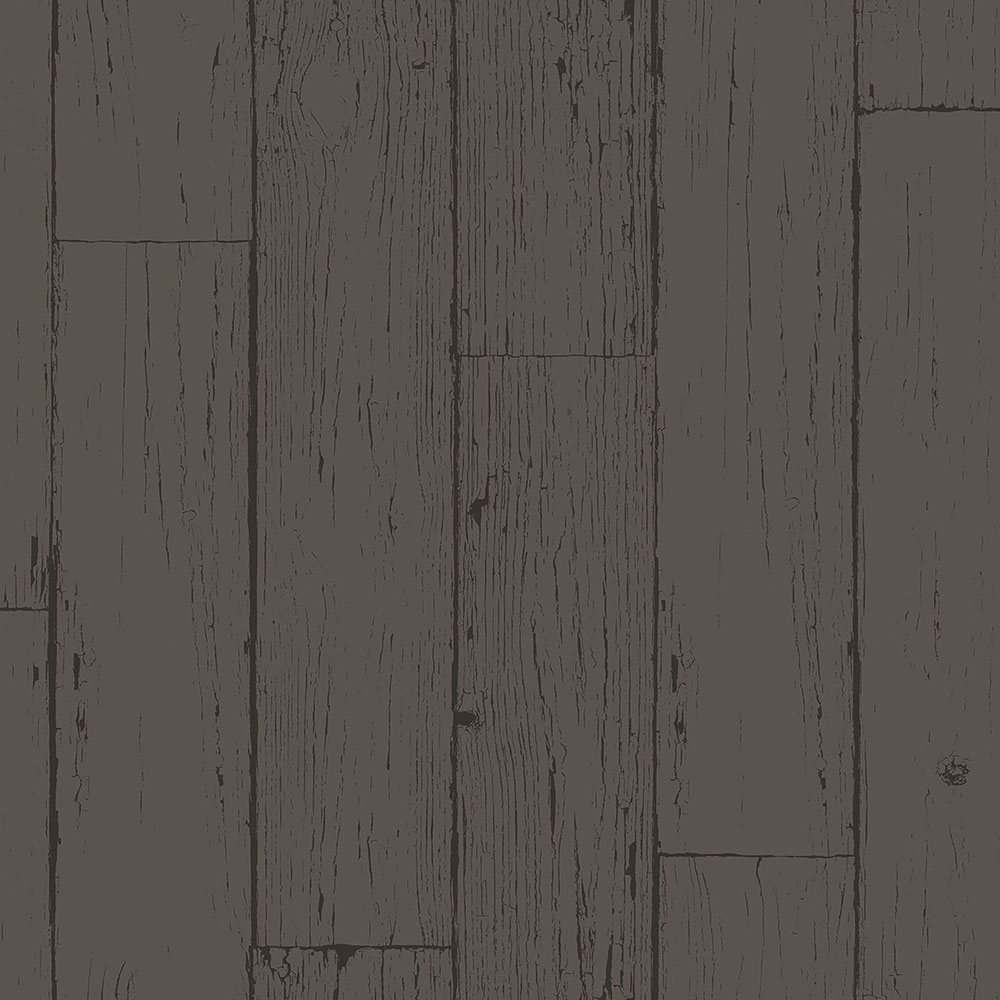 Fémes fekete és ezüst vlies tapéta, fa deszka 347552, Matières - Wood, Origin