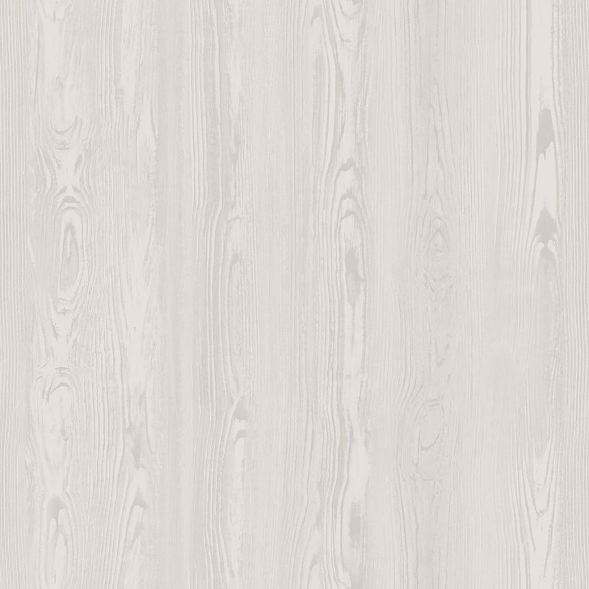 Fémes szürke-bézs vlies fa mintás tapéta 347534, Matières - Wood, Origin