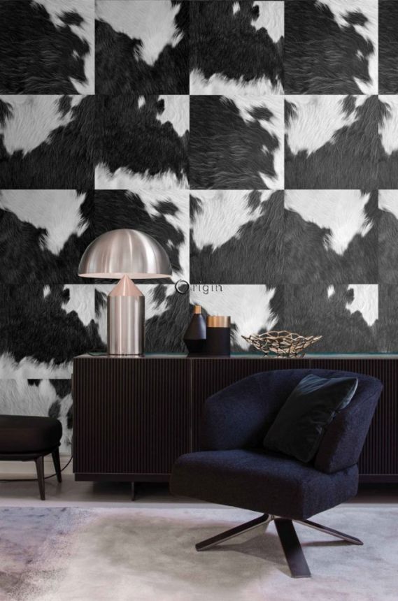 Vlies fali tapéta, szögletes borjúbőr minta 357241, role 0,5 x 9 m Luxury Skins, Origin