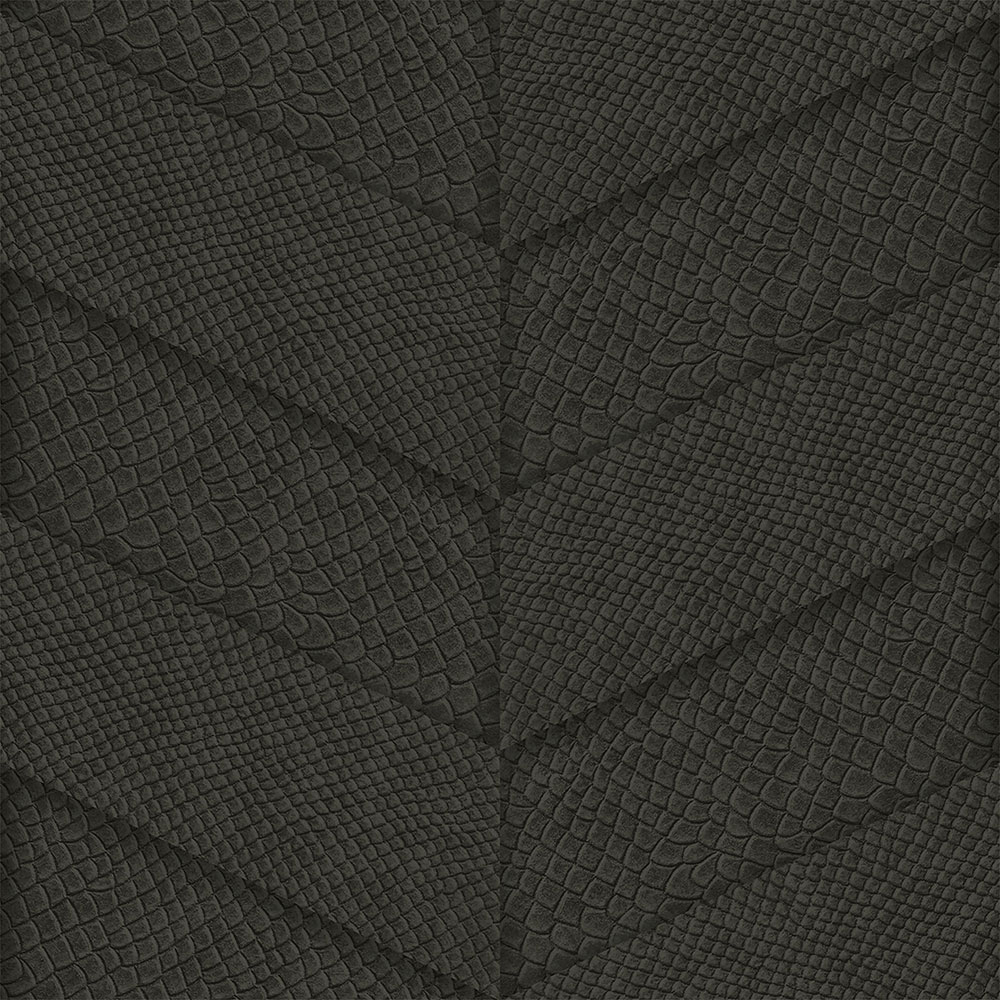 Vlies fekete tapéta, parkettás bőrminta 347795, Luxury Skins, Origin