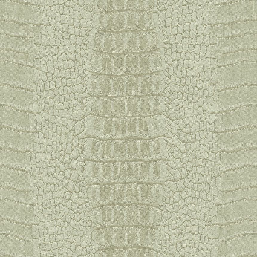 Bézs színű vlies tapéta krokodilbőr utánzat 347771, Luxury Skins, Origin