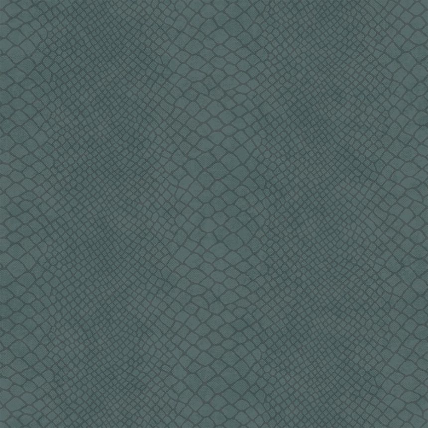 Szürkéskék vlies tapéta, kígyóbőr utánza 347770, Luxury Skins, Origin