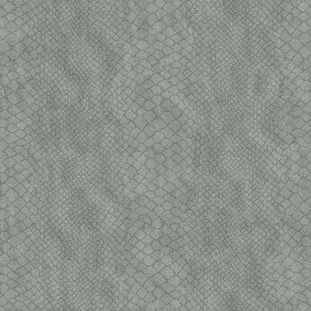 Szürkészöld vlies tapéta, kígyóbőr utánza 347769, Luxury Skins, Origin