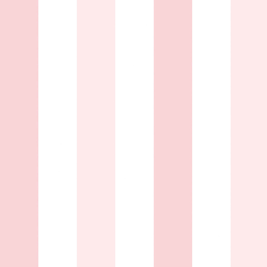 Papír tapéta, fehér és rózsaszín csíkokkal 461-3, Pippo, ICH Wallcoverings