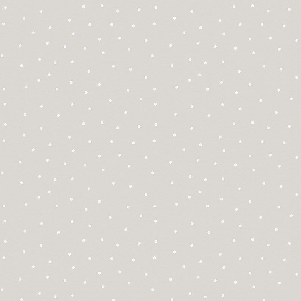 Papír tapéta szürke, fehér pöttyös tapéta 459-3, Pippo, ICH Wallcoverings