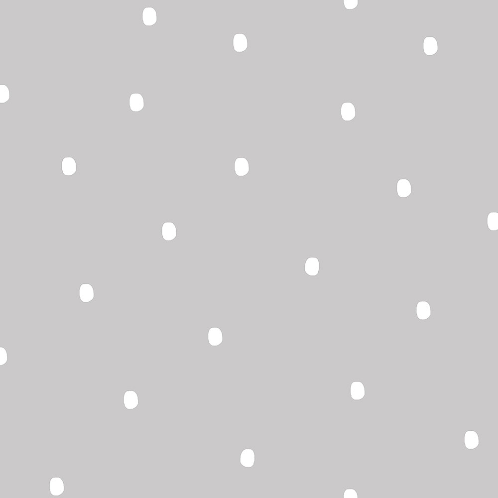 Szürke papír tapéta fehér pöttyökkel 3360-2, Oh lala, ICH Wallcoverings