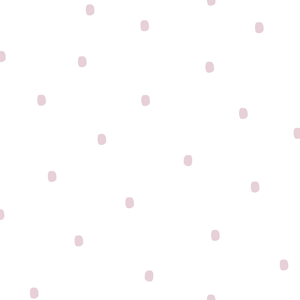 Fehér papír tapéta rózsaszín pöttyökkel 3359-2, Oh lala, ICH Wallcoverings