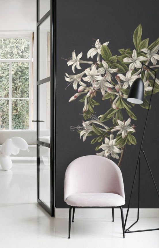 Vlies poszter tapeta, Azaleas gallya 158885, 186 x 279 cm, Blush, Esta Home