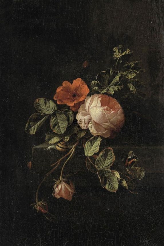 Vlies poszter tapeta rózsákkal 158884, 186 x 279 cm, Blush, Esta Home