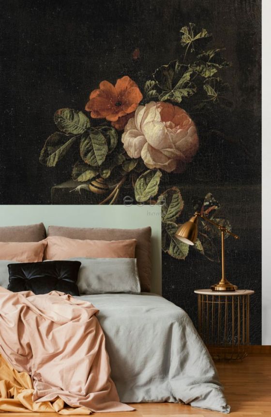 Vlies poszter tapeta rózsákkal 158884, 186 x 279 cm, Blush, Esta Home