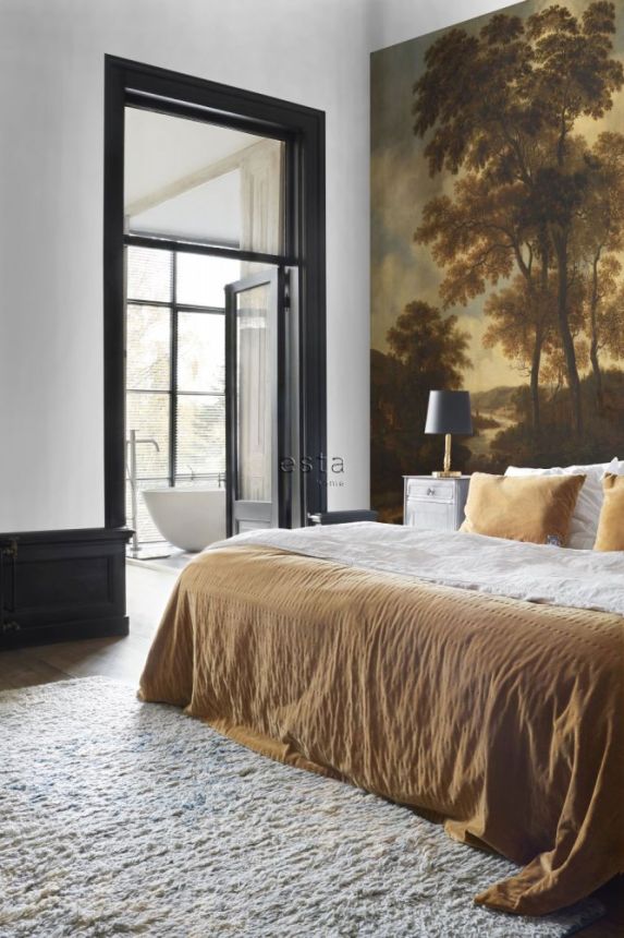 Vlies poszter tapeta Romantikus táj 158883, 186 x 279 cm, Blush, Esta Home