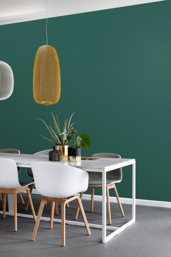 Vlies tapéta zöld, szövet utánzat 148747, Blush, Esta Home