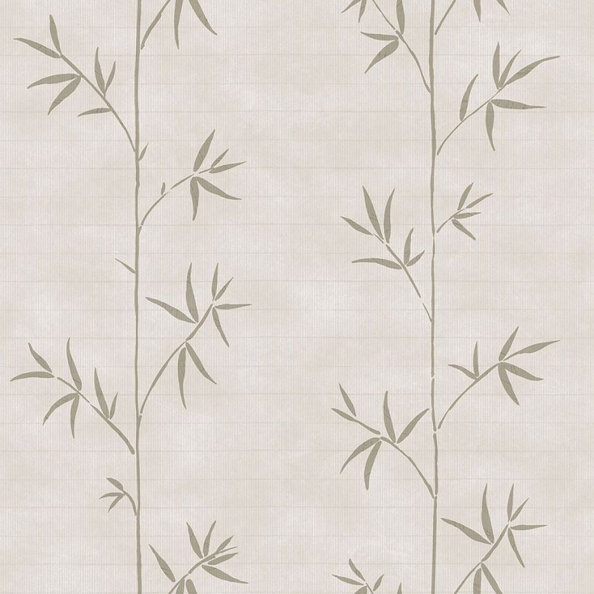 Szürke-bézs vlies tapéta tapéta, bambusz 148726, Blush, Esta Home