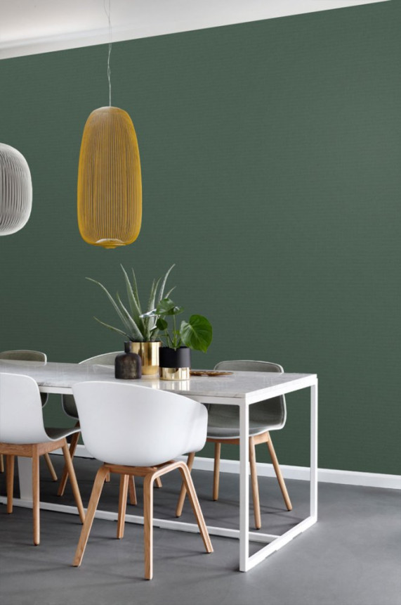 Vlies zöld tapéta, szövet utánzat 148748, Blush, Paradise, Esta Home