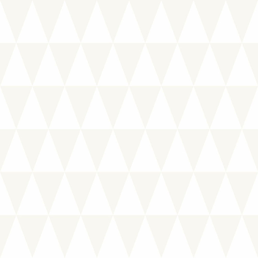 Geometrikus vlies tapéta fémes háromszögekkel 347695, Precious, Origin
