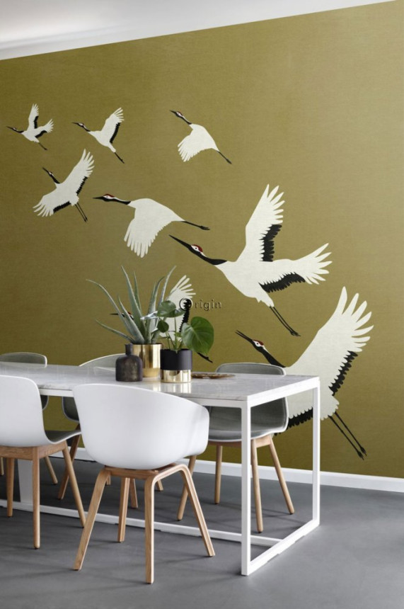 Vlies poszter tapéta madarak repülnek 357236, 300 x 300 cm, Natural Fabrics, Origin