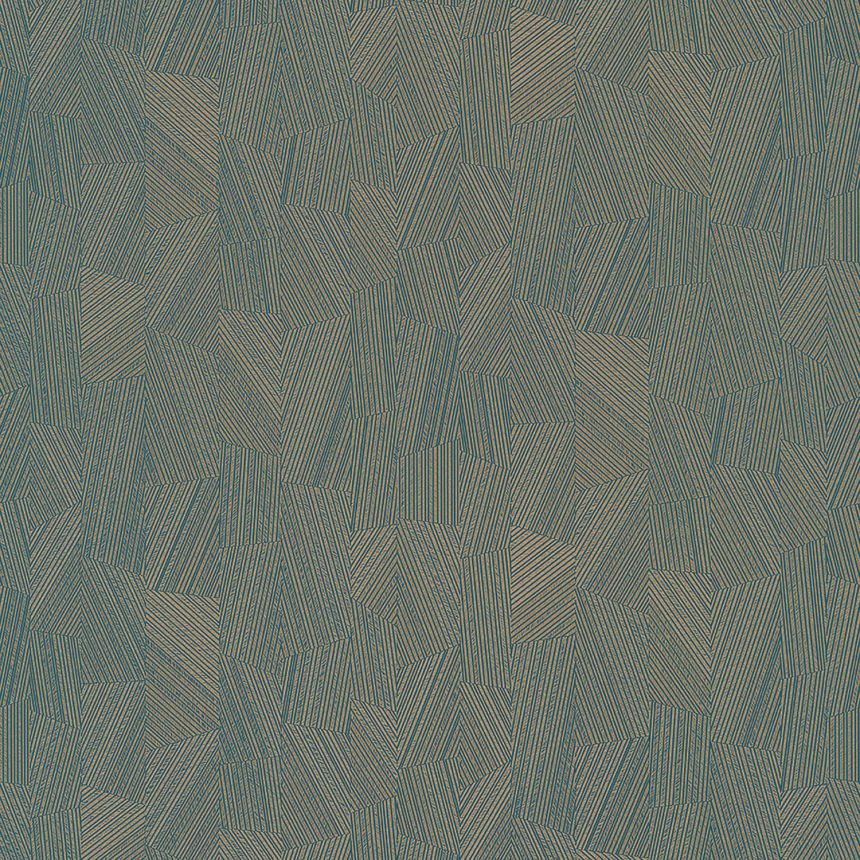 Geometrikus kék vlies tapéta MU3006 Muse, Grandeco