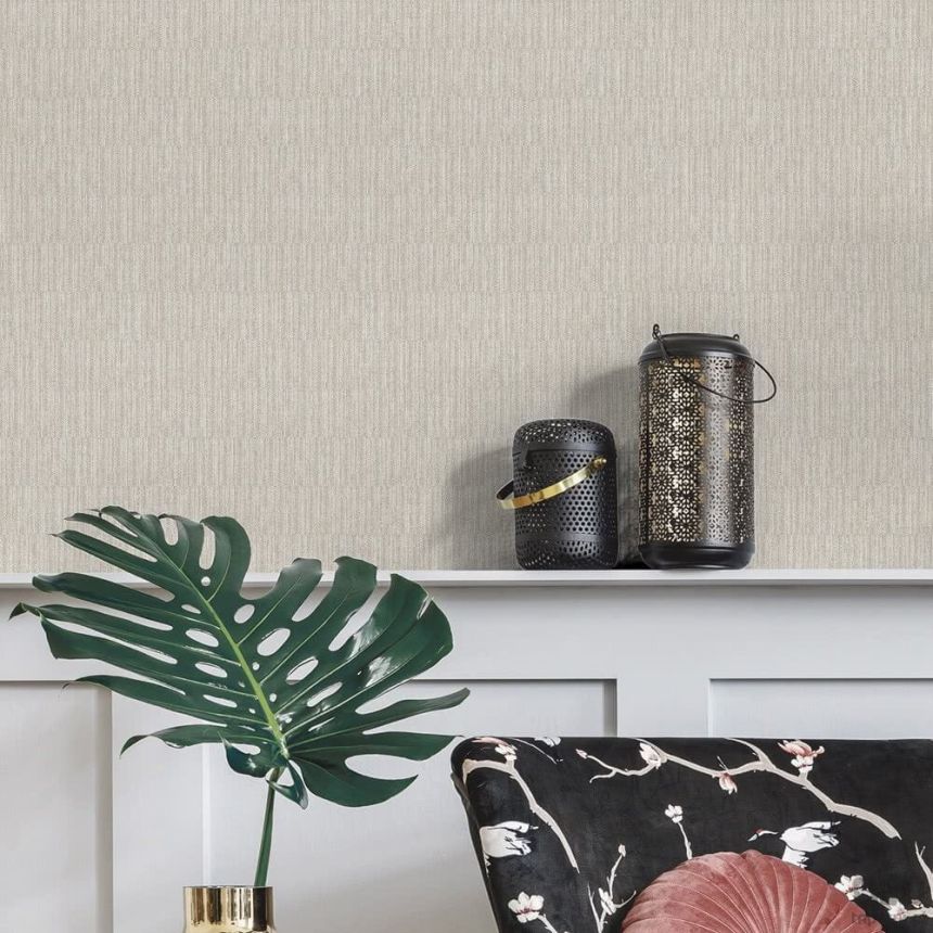 Arany-bézs vlies tapéta - bambusz utánzat 6509-5, Batabasta, ICH Wallcoverings