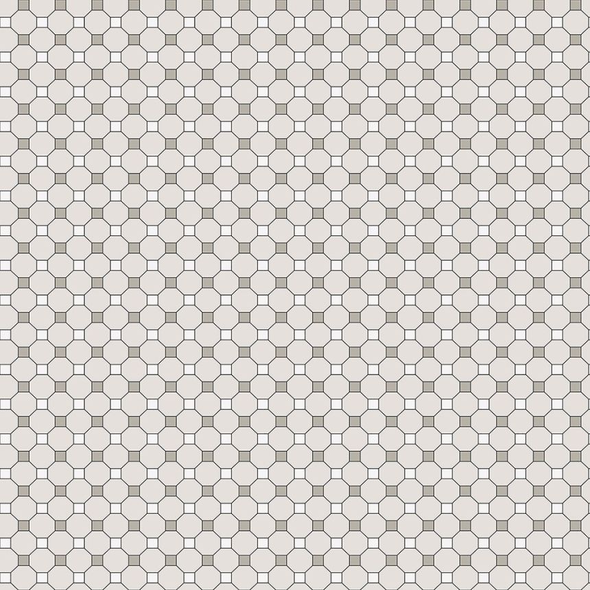 Szürke vlies tapéta, mozaik 6504-2, Batabasta, ICH Wallcoverings