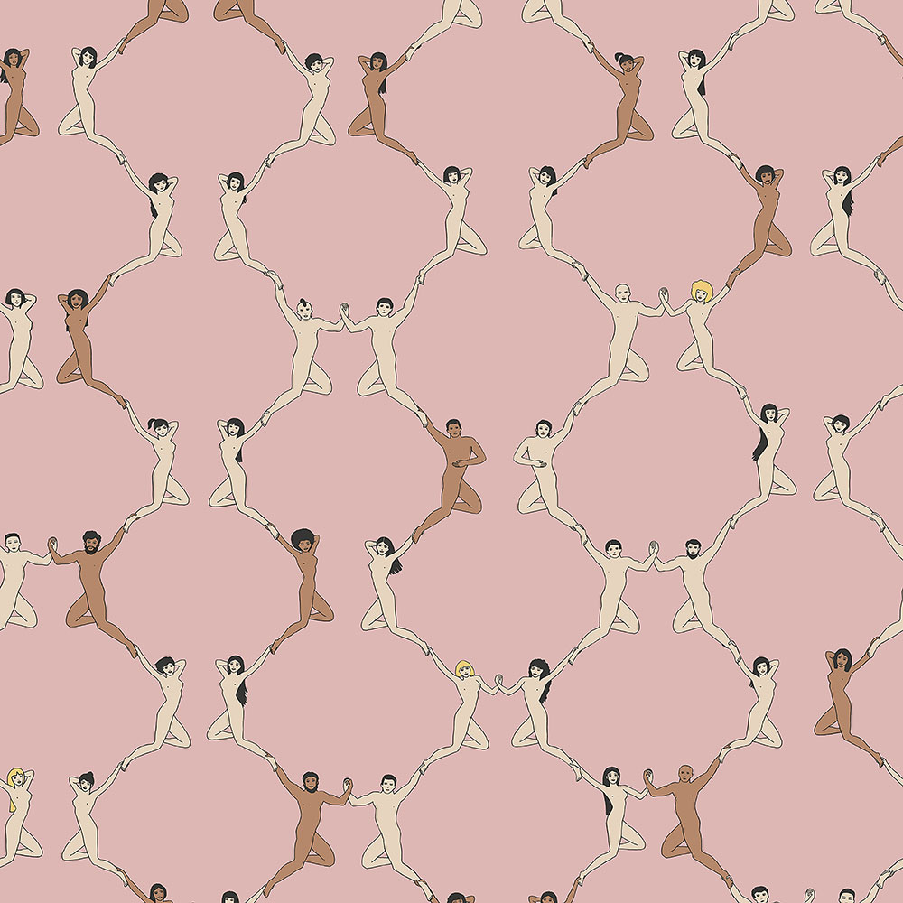Design, rózsaszín vlies tapéta 6500-4, Batabasta, ICH Wallcoverings
