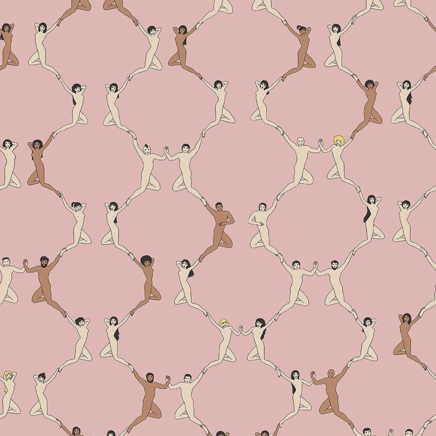 Design, rózsaszín vlies tapéta 6500-4, Batabasta, ICH Wallcoverings