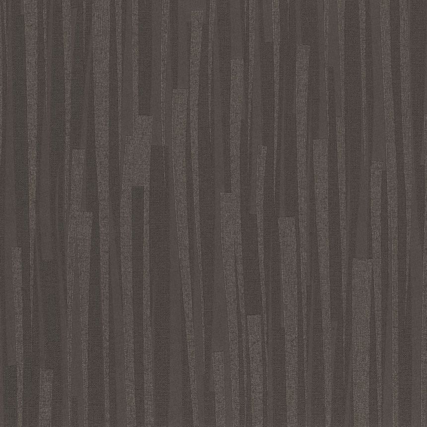 Barna vlies csíkos tapéta 32112, Textilia, Limonta