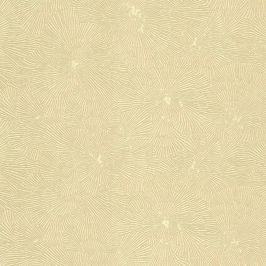 Bézs vlies tapéta virágokkal 32004, Textilia, Limonta