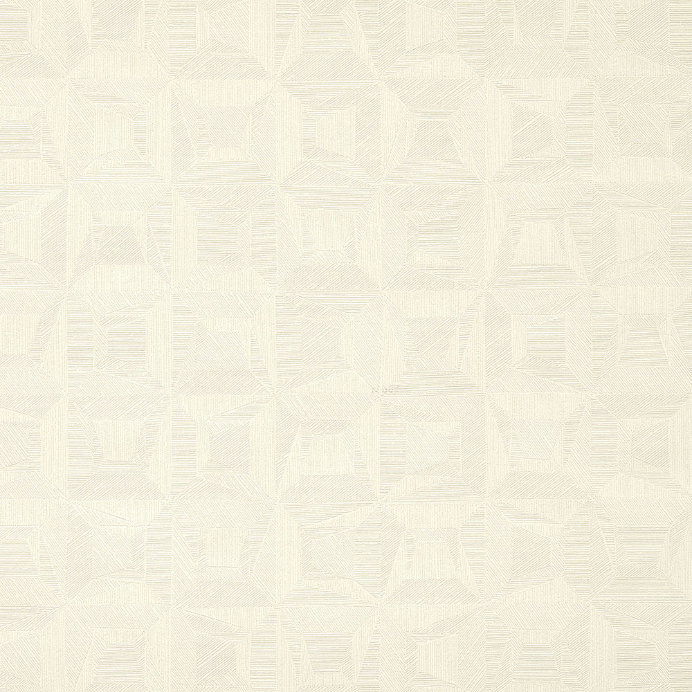Fehér vlies geometrikus tapéta, vinil felső réteg 31901, Textilia, Limonta