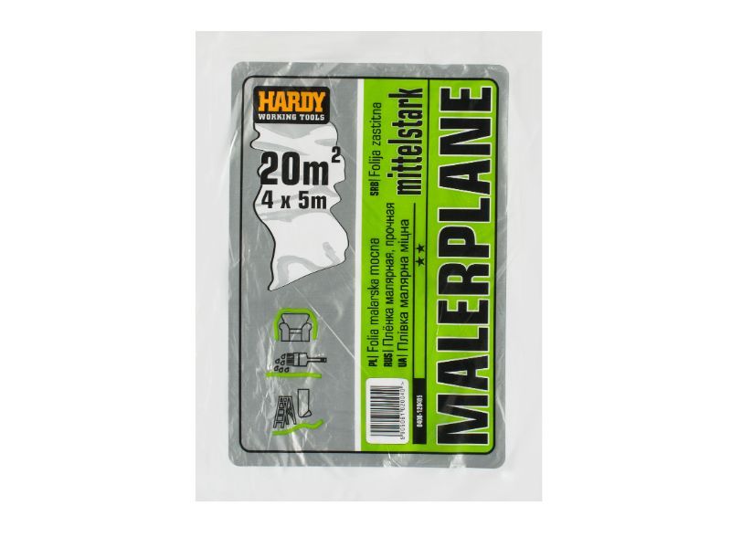 Védőburkolati fólia 4x5 m, Hardy 0400-060405 , Angatra