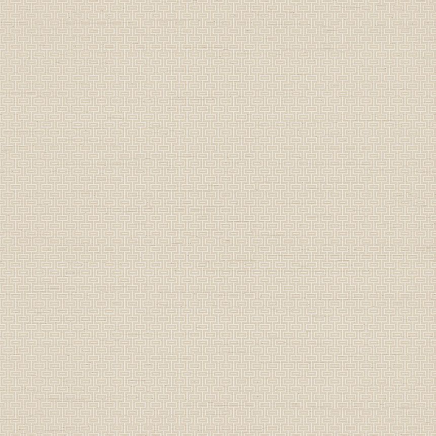 Luxus krémszínű vlies tapéta, geometrikus mintával GR322502, Grace, Design ID