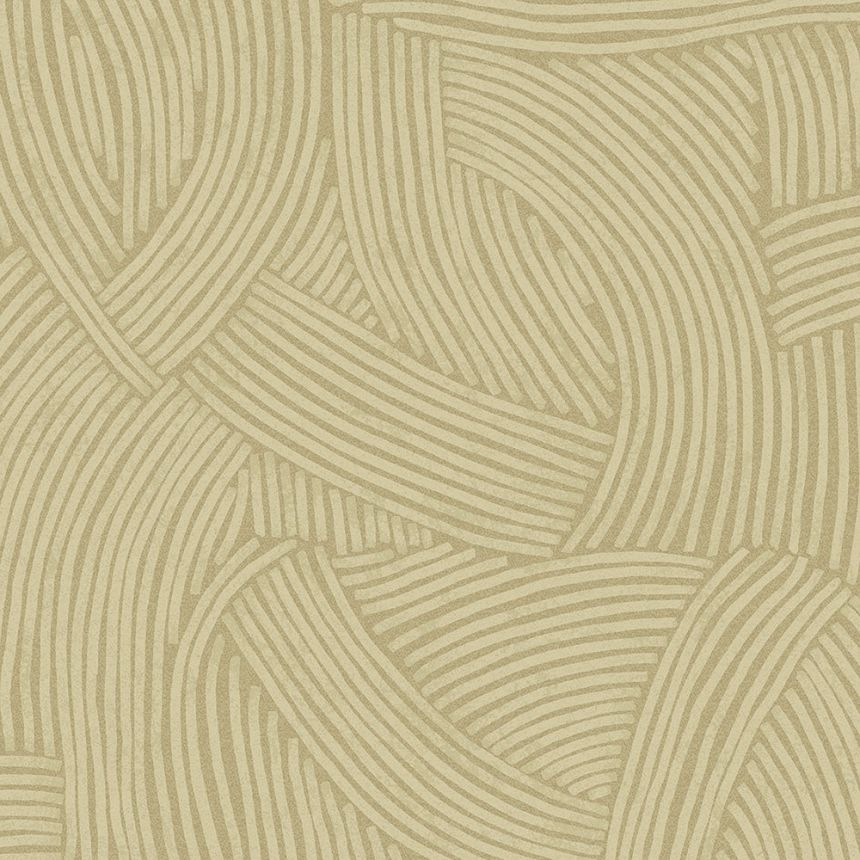 Barna vlies tapéta grafikus etno mintával 318012, Twist, Eijffinger