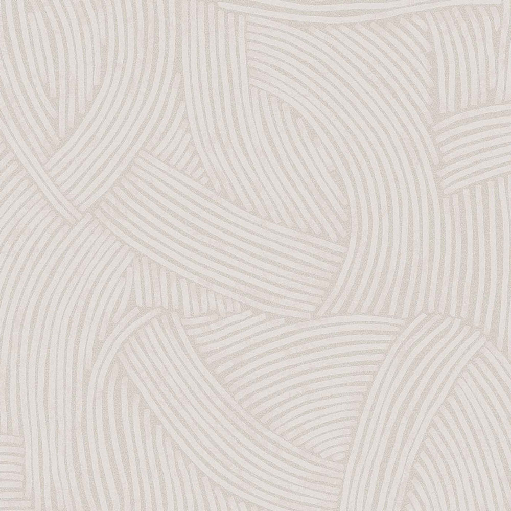 Krémes vlies tapéta grafikus etno mintával 318010, Twist, Eijffinger