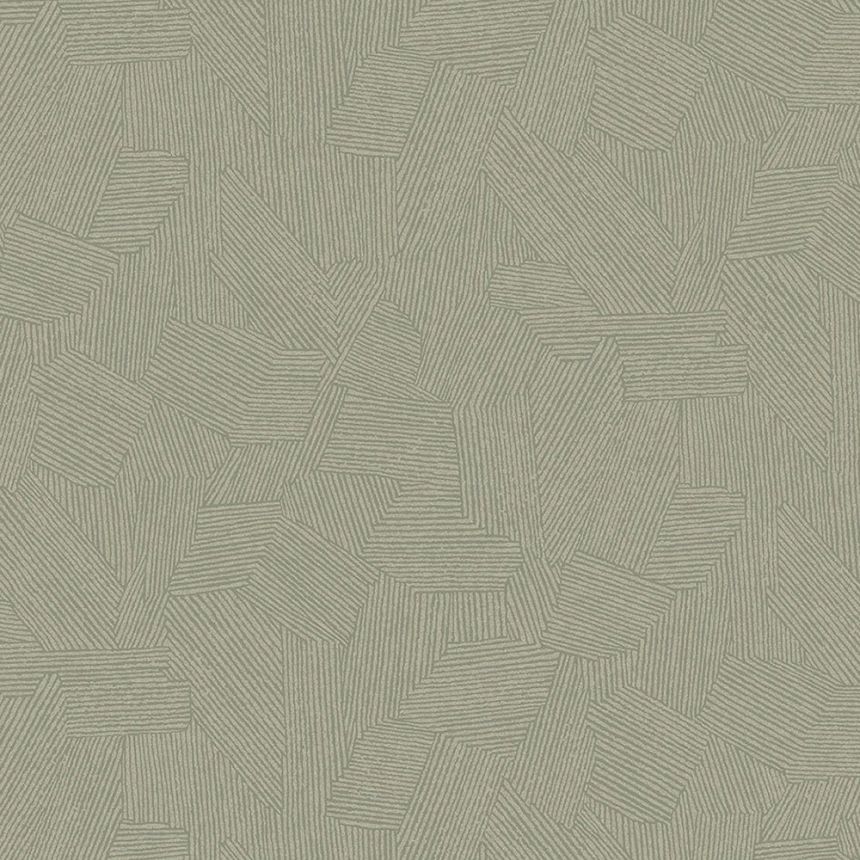 Zöld vlies tapéta grafikus etno mintával 318007, Twist, Eijffinger