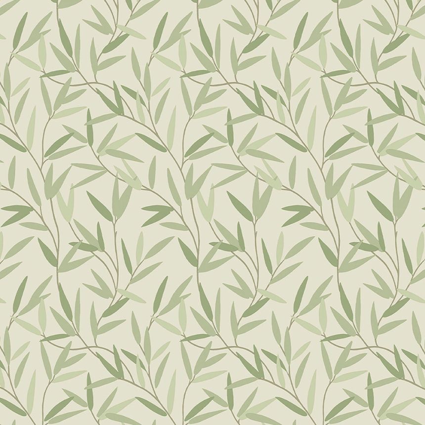Vlies tapéta zöld bambusz ágakkal 113364, Laura Ashley, Graham & Brown