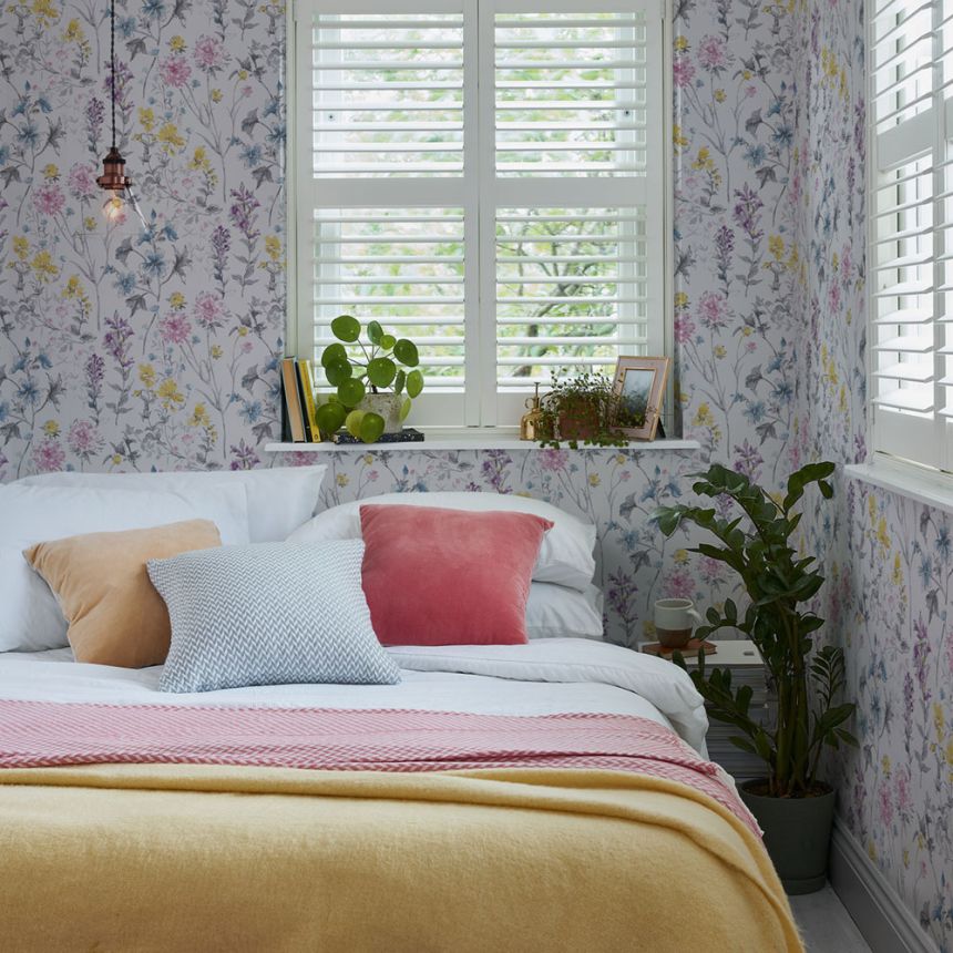 Vlies tapéta rét virágok 113363, Laura Ashley, Graham & Brown